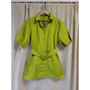 Nasty Gal Lime Green Mini Dress